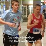 Nico und Oliver Debus auf ihrem Weg durchs Forum